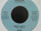 Axis Foxy Lady / Silver Satin 45 ORIGINAL RARE HEAR Modern Soul Boogie Funk