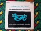 NOEL LEE HENRI HONEGGER BRAHMS PIANO CELLO SONATAS VALOIS MB 772 FRENCH STEREO
