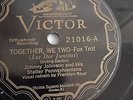 Johnny Johnson - 78rpm single 10-inch – Victor V.E. #21016 Together, We Two