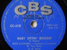 BUZZ CLIFFORD-BABY SITTIN' BOOGIE / DRIFTWOOD -SOUTH AFRICA-78 RPM-1960-EXC COND