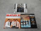 THE BEATLES-3 LP'S-VINYL-HEY JUDE-SOMETHING NEW-VI-PURPLE CAPITOL