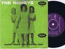 THE HONEYS Surfin' Down The Swanee River Danish 45PS 1963 Brian Wilson