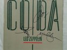 LED ZEPPELIN SIGNED CODA LP Jimmy Page, Robert Plant and John Paul Jones