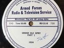 GRAND OLE OPRY transcription AFRTS 2 discs THE BROWNS final performance +12 MORE