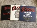 Saxon - Strong Arm of the Law + Eagle Has Landed + Denim & Leather Vinyls