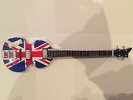 Adam Ant rare AUTOGRAPHED mini guitar-see photo Signing proof Attached