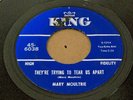 RARE NORTHERN SOUL 45 - MARY MOULTRIE - THEY'RE TRYING TO TEAR US APART - KING