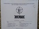 RUSH EVERYTHING YOUR LISTENERS ...RARE 1976 US MERCURY PROMO ONLY LP