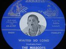 Doo Wop Soul 45 THE MASCOTS Waited So Long / I Want Love Rumble CLEAN Vinyl 7