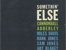 CANNONBALL ADDERLEY - SOMETHIN' ELSE - RVG IN WAX + 'EAR' - BLUE NOTE 1595 MONO