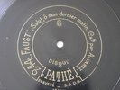 Albert Alvarez Gounod Faust French Pathe Etched Single Side #244