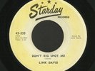 Rockabilly 45   Link Davis   Don't Big Shot Me / Trucker From Tennessee   Hear