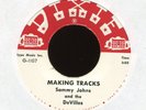 SAMMY JOHNS & THE DEVILLES Making Tracks on Dixie Instro Garage Rocker 45 Hear