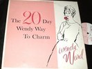 Wendy Ward THE 20 DAY WENDY WAY TO CHARM LP 1963 Montgomery Wards w insert RARE