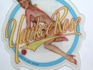 EX/EX  DAVID LEE ROTH VAN HALEN YANKEE ROSE SHAPED VINYL PICTURE PIC DISC
