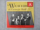 THE WEAVERS AT CARNEGIE HALL  VINYL RECORD LP / VANGUARD RECORDS Live Recording