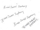 Richard Ashcroft The Verve Bittersweet Symphony Original Handwritten Signed COA