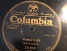 PRE WAR BLUES LEWIS BLACK Columbia 14429 Spanish Blues (guitar solo)/Rock Is V+
