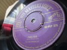 ELVIS PRESLEY:PARALYZED/WHEN MY BLUE MOON TURNS  1957 HMV 45 POP 378 V/G plus