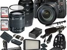 Canon EOS Digital Rebel T6s 24.2MP SLR Digital Camera (2) Lenses and Accessories