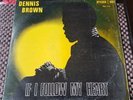 Dennis Brown If I Follow My Heart Orig Studio One LP Listen