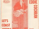 EDDIE COCHRAN. LET'S COAST AWHILE. RARE UK EP 7