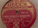Louis Armstrong : A Kiss To Build A Dream On - SA rare original Jazz 78 Decca