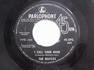 THE BEATLES 45 DPE 164 BLACK PARLOPHONE LONG TALL SALLY rare SINGLE INDIA 19 VG-