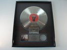 RIAA Sales Award Platinum Schallplatte Beatles Rock´n Roll Music Deko 1Mio Copie