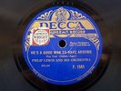 PHILIP LEWIS 78 RPM HE'S A GOOD MAN TO HAVE AROUND / TO BE IN LOVE DECCA F.1541