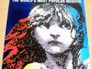 LES MISERABLES STUNNING RARE PROMO POSTER FOR THE PALACE THEATRE LONDON IN 1999