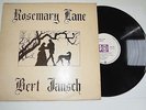 BERT JANSCH - ROSEMARY LANE LP EX VINYL Rare '71 UK 1st Press Original Pentangle