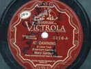 40g5.  Mary Garden - At Dawning & At Parting - Victor 1216 - AUTOGRAPHED COPY