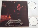 METALLICA . metal up your ass DOUBLE LP  1985 Germany Slayer Megadeth
