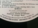 Genesis Foxtrot UK 1st Stunning EX++ cover with printing error Porky/Pecko 1U1U 