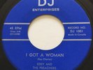 GARAGE R&B Eddy & The Preachers I GOT A WOMAN DJ 45  Canadian private