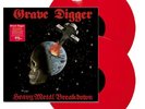 2 LP GRAVE DIGGER - HEAVY METAL BREAKDOWN - 5 BONUS - RED - NUOVO NEW