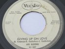 Northern Soul Popcorn 45 - AKI ALEONG - Giving Up On Love - VEE JAY DJ Promo 