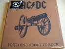ac/dc for those about to rock stretch canvas wall art 40cm x 40cm official new