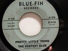 THE DEEPEST BLUE-PRETTY LITTLE GIRL ON BLUE-FIN GARAGE ROCK 45-HEAR