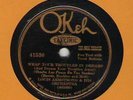 c 78 RPM Louis Armstrong OKeh 41530 in E-