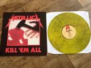Metallica Kill em all Lp bootleg colored marbled rare vinyl