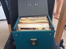 7'' Record Box with 55 exclusive Northern Soul, Pop, Funk, House Records