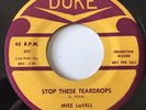 MISS LaVELL- Stop These Teardrops 45 Promo Texas Northern Soul NM Original