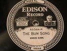 EDISON 52384 EDDIE KIRK The Bum Song / Hallelujah  I'm A Bum  EE+  ELECTRIC RARE