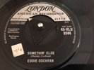 eddie cochran somethin else rare tri london 8944 Single Rare VG-