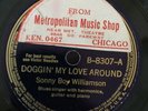 PRE WAR BLUES SONNY BOY WILLIAMSON Bluebird 8307 Little Low Woman/Doggin'  E-