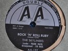 78 RPM RECORD BY THE SKYLINERS-ROCK 'N' ROLL  RUBY / I DO ALL RIGHT