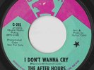 Rare Sweet Soul 45 - The After Hours - I Don't Wanna Cry - Condor