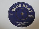 Prince Buster - I Won't Let You Cry c/w Hard Man Fe Ded 1966 UK 45 BLUE BEAT SKA